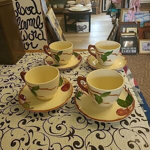 Fransican cups and Saucers